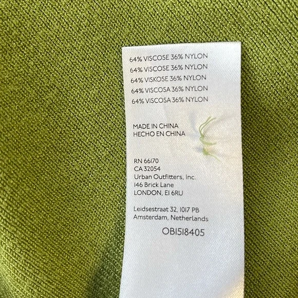 Anthropologie Maeve Isabella Cropped Cardigan Sweater Top Moss - Picture 5 of 5